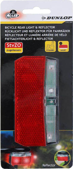 Οπισθιο Φως Ποδηλατου 3 Led Smd Dunlop Τροφοδοσια Δυναμο