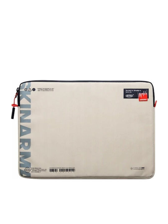 Skinarma Tasche Fall für Laptop 14" in Beige Farbe