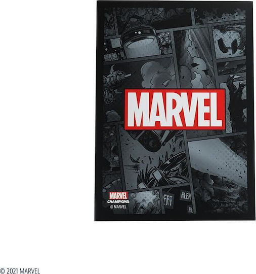 Gamegenic Marvel Card Sleeves Standard Size 50τμχ Μαύρες