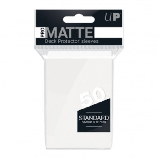 Ultra Pro PRO-Matte Standard Card Sleeves Standard Size 50τμχ White