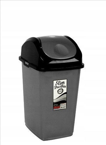 Katex Coș de Gunoi Plastic Gri 35lt 1buc