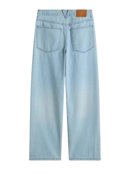 High Waist Women's Jean Trousers Light Stone