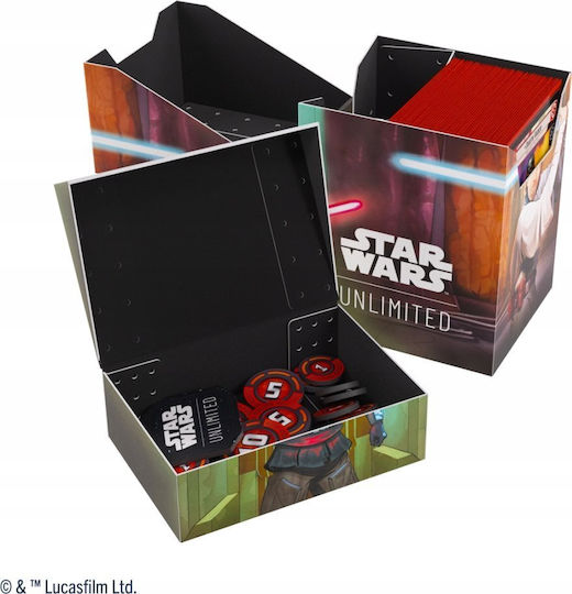 Gamegenic Soft Crate - Krieg der Sterne Unbegrenzte Edition: Obi-wan Kenobi/darth Maul Star Wars Deck Box Standardgröße