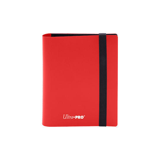 Ultra Pro 2-Pocket Eclipse Pro- Binder 1-Pocket Oversized Size Apple Red
