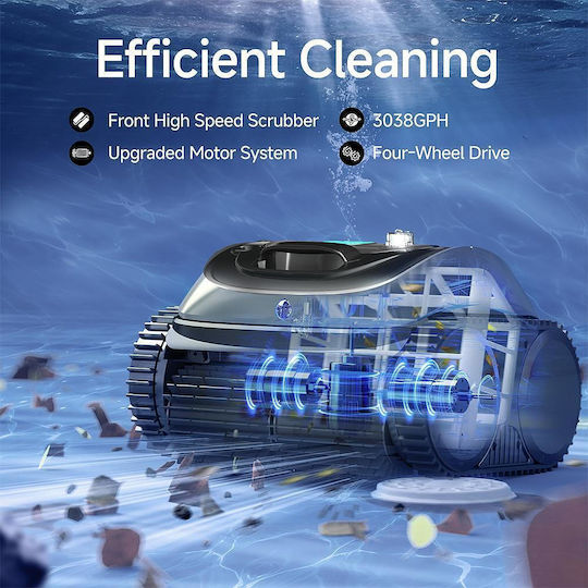 Wybot C1 Wireless Wireless Pool Robot Cleaner Bottom Walls Waterline