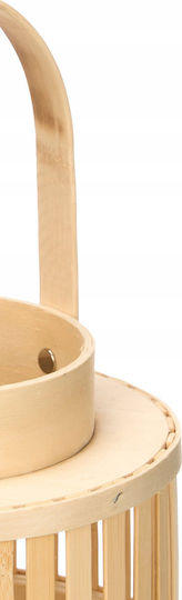 Gift Decor Laterne Bamboo Beige 16.5x16.5x39cm 1Stück