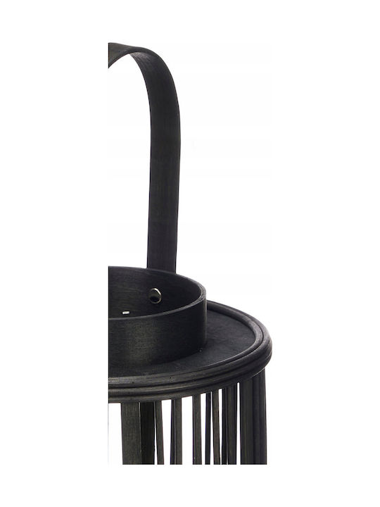 Gift Decor Bamboo Lantern Black 18.5x18.5x44.5cm