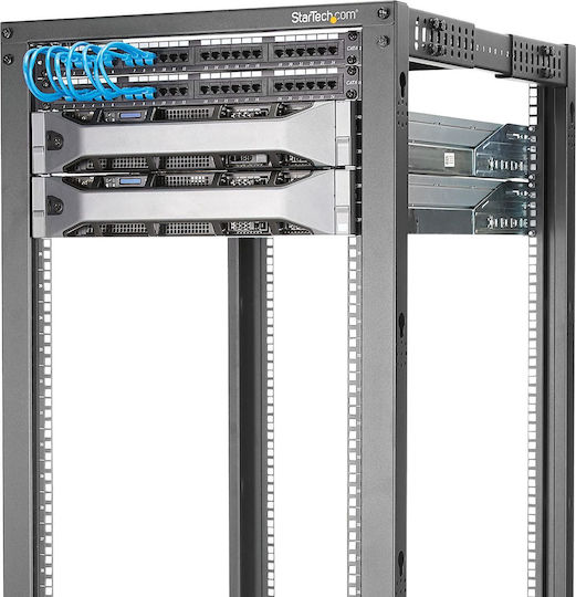 StarTech Επιδαπέδια Καμπίνα Rack 15U Μαύρο 65030887137