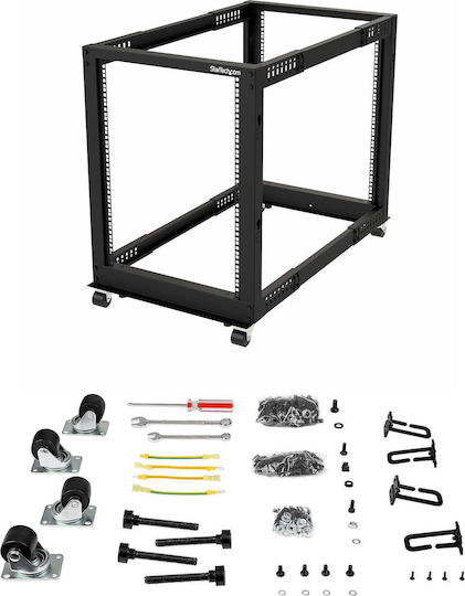 StarTech Επιδαπέδια Καμπίνα Rack 15U Μαύρο 65030887137