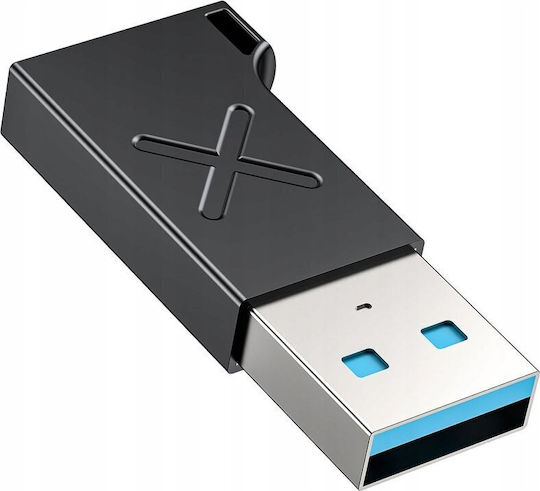 Προσαρμογέας Unitek Usb-a Usb-c 10gbps Μαύρο A1049abk01