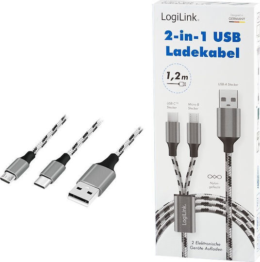 LogiLink Regular USB 2.0 Cablu USB-C bărbătesc - USB-C 1.2m