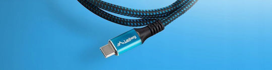 Lanberg USB 4 Video Cable USB-C Male - USB-C 240W Black 1.5m