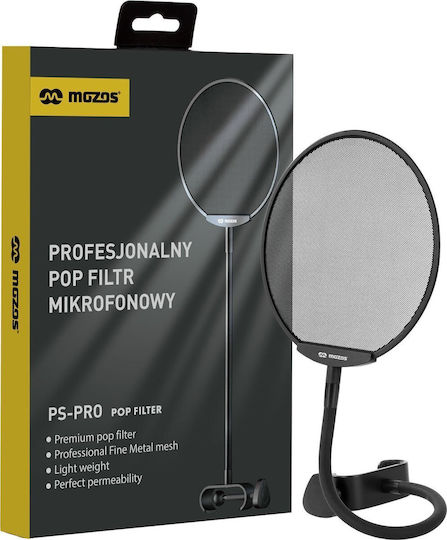 Mozos Mozos Shock Mount Base Shm1 + Microphone Pop Filter Ps-pro