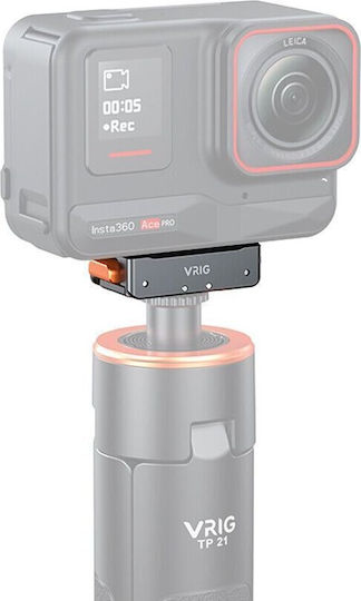 Vrig Adapter Support Mount 1/4"" Thread + Gopro Insta360 Ace Pro Ac07 A0106 System