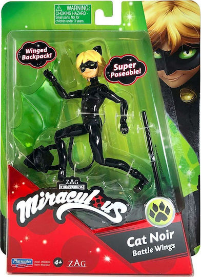 Φιγούρα Playmates Toys Miraculous Czarny Kot Αξεσουάρ 50403
