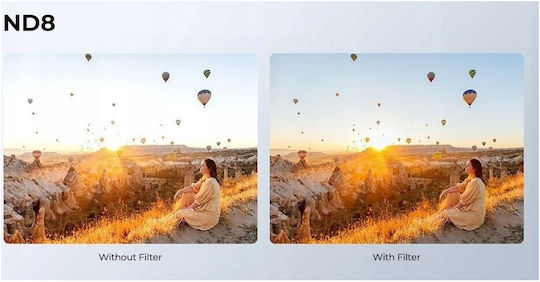 Set Filtre 4-în-1 Gri ND ND4 ND8 ND16 Polarizant PL GoPro Hero 4K Sku.2333