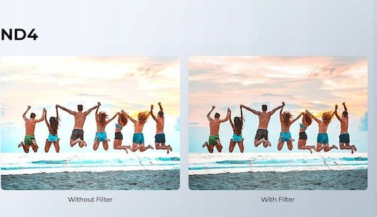 ND Gray Filter Set 4 1 Nd4 Nd8 Nd16 Nd32 Gopro Hero 13 12 11 10 9 Sku.2320