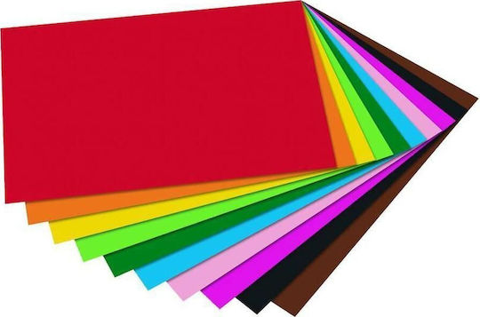 Folia Kartonblock A4 10 Blatt 300g 10 Farben