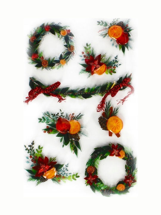 Craft with Fun Χριστουγεννιάτικα Αυτοκόλλητα 3x3x3εκ. 8τμχ