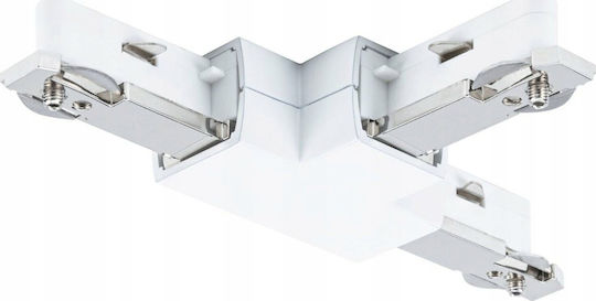 Urail T Connector Track System 230v White Ral9003 Plastic Paulmann