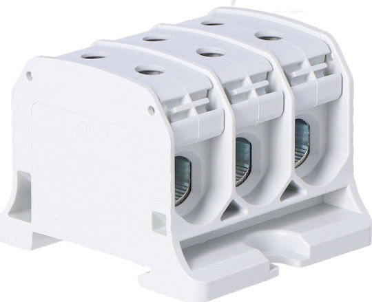 Simet Stb 50-3x Σύνδεσμος Ράγας Σπείρωμα Al Cu 87330 Simblock Γκρι