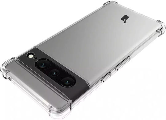Bizon Clear Pack Case & 2x Screen Glass Back Cover Tempered Glass 1.5mm Set cu Geam Transparent (Google Pixel 7 Pro)