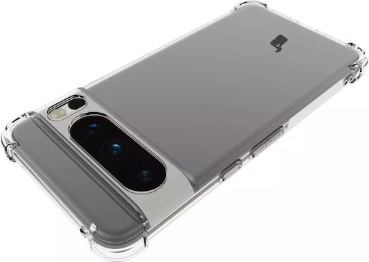 Bizon Clear Pack Case & 2x Screen Glass Задна корица Закалено стъкло Прозрачен (Google Pixel 8 Pro)