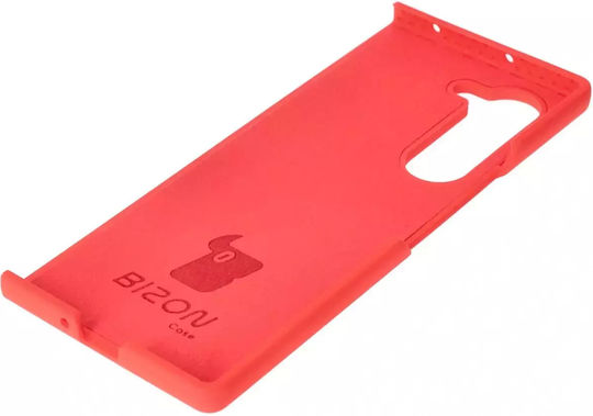 Bizon Soft Back Cover Σιλικόνης / Tempered Glass / Πλαστικό Κόκκινο (Galaxy Z Fold6)