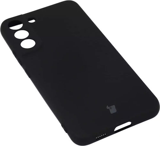 Bizon Husă Silicon Back Cover Din Silicon Tempered Glass Cu Curea Neagră Galaxy S22+ 5G