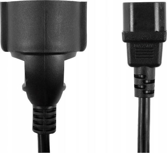 Accura IEC C14 / Schuko - IEC C14 / Schuko Cable 0.2m