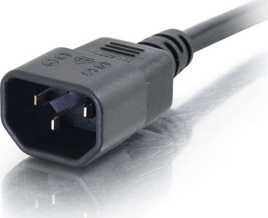 C2G IEC C14 - IEC C14 Kabel 2m