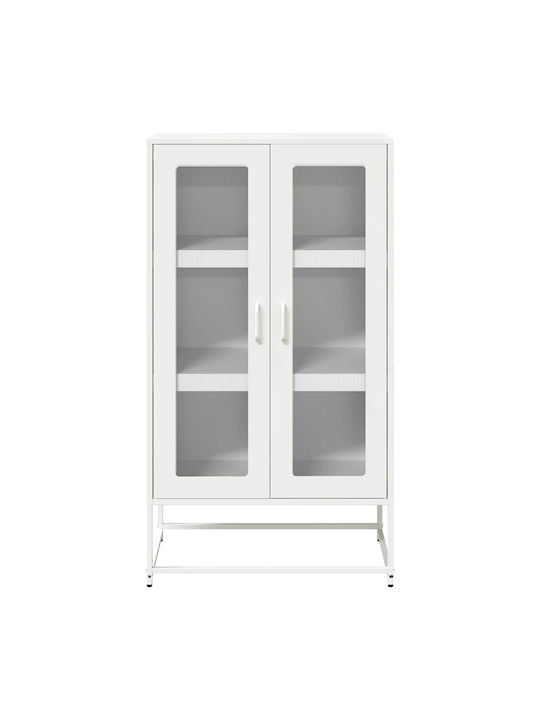 Sideboard made of Metal White 68x39x123cm