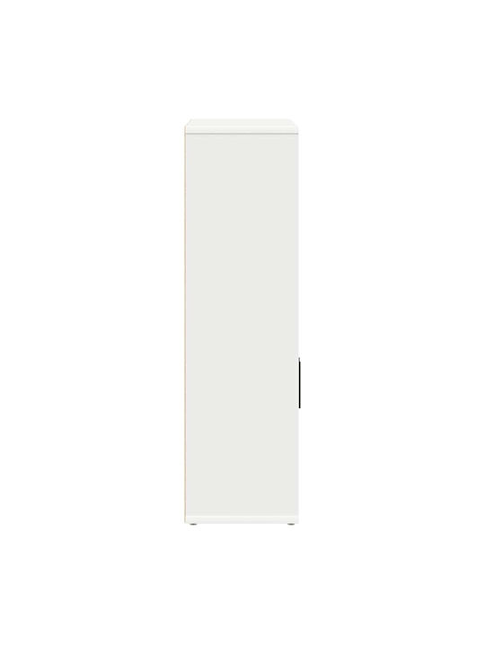 Μπουφές Ξύλινος Λευκό 60x24x85cm