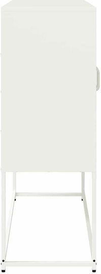 Sideboard made of Metal Olive Green 100.5x39x107cm