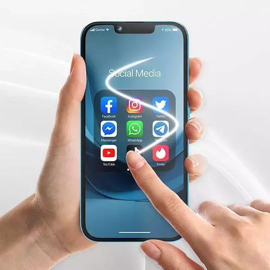 GrizzGlass Ceramică Privacy Tempered Glass (Motorola Edge 50 Neo / Edge 60 Neo)