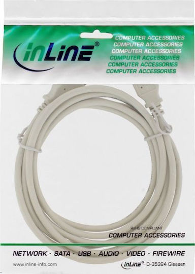 InLine USB 2.0 Cable USB-A male - USB-A male 0.3m 34303H