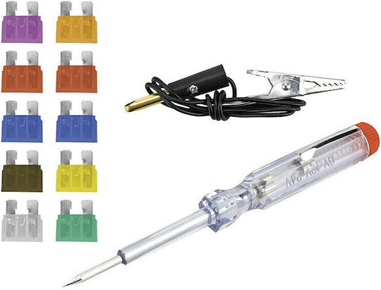 Set Siguranțe Auto Blow 67-081# 10 Buc + Tester