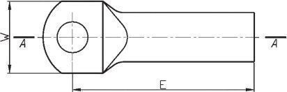 Ergom Aluminum Terminal 2kam 25/8 E12ka-01050100500