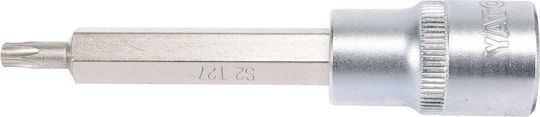 Yato Bit-Stecknuss mit Torx-Bit und Antriebsvierkant 1/2'' Größe T27x100mm 1Stück