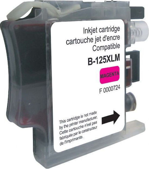 Uprint Συμβατό Μελάνι Εκτυπωτή InkJet B-125XLM / LC-125XLM Ματζέντα 1τμχ