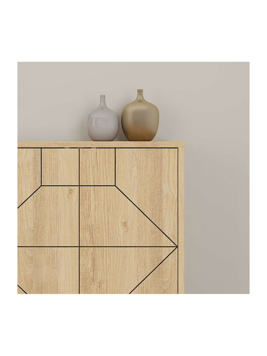 Dune Wooden Buffet Οξιά L184xW35xH77.4cm