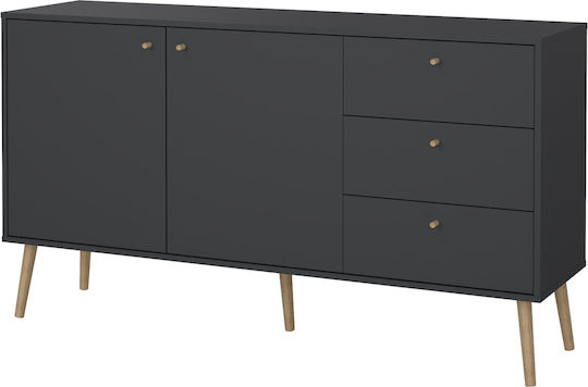 Μπουφές Bodo mit Schubladen Grey 147x39x81.7cm