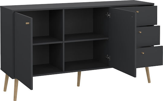 Μπουφές Bodo mit Schubladen Grey 147x39x81.7cm
