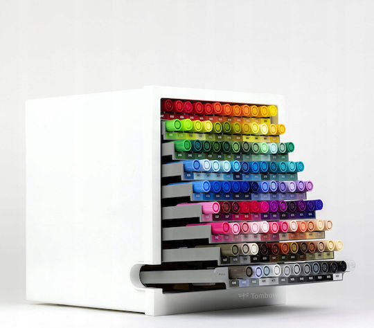 Tombow Abt Dual Brush Pen Marker 108 Stück Tischdisplay