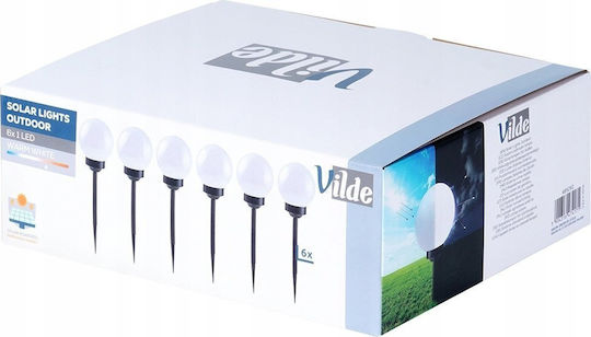 Vilde Set 6 Solarleuchten mit Fotokontakt