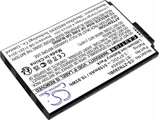 Cameron Sino Battery Bt-000454 Bt-000454-72 for Zebra Printer Tc15 Tn28 U30 Cs-ztn280bl