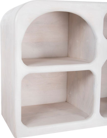 Sideboard Handyr made of Solid Wood White 165x35x75cm
