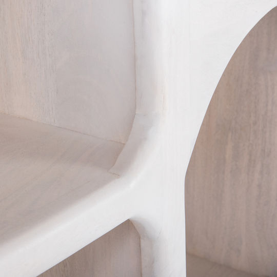 Sideboard Handyr made of Solid Wood White 165x35x75cm