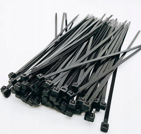Lean Toys Plastic Cable Ties in Black Colour (1 pcs)