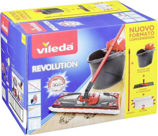 Vileda Revolution Box Παρκετέζα 158576